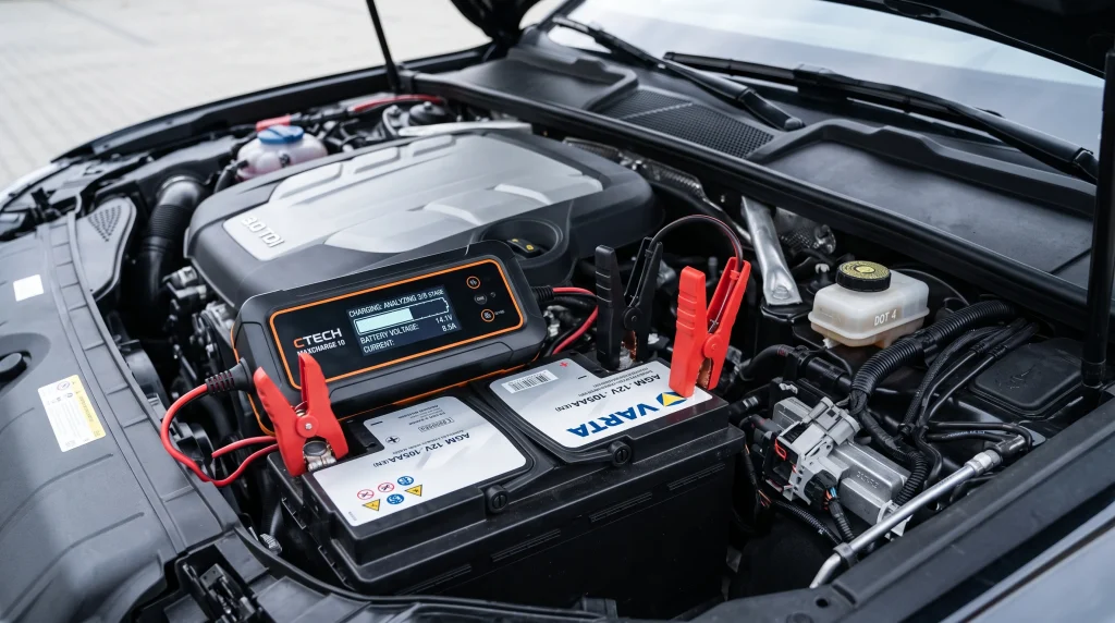 Inteligentní dobíjení autobaterie